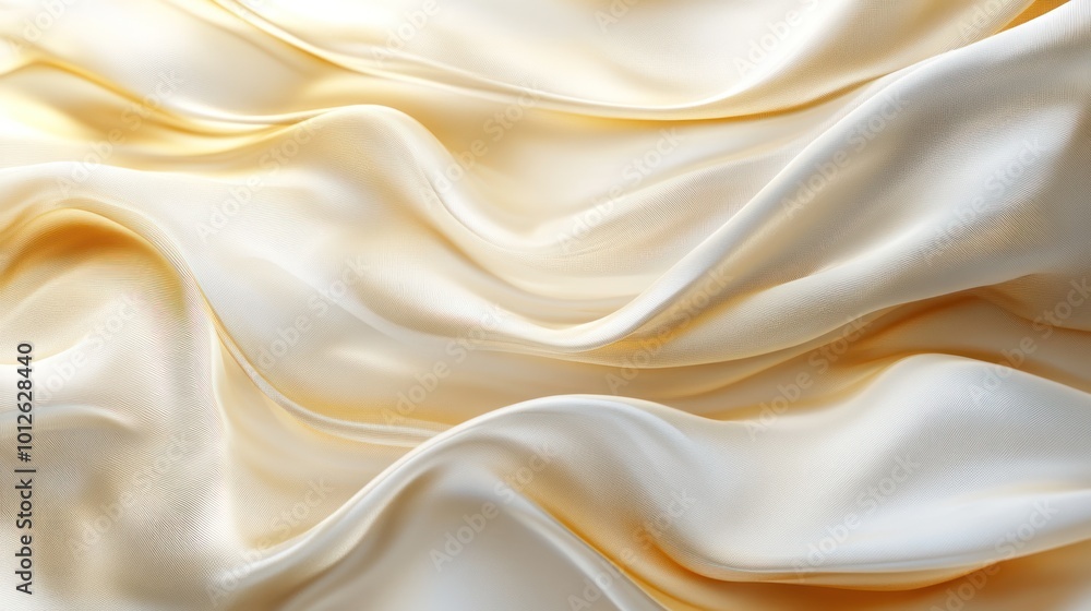 Fototapeta premium Creamy Silk Drapery