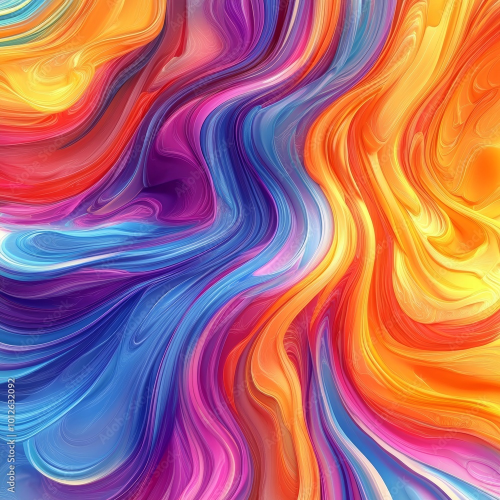 Abstract Swirling Liquid Background Colorful Fluid Design Abstract Swirling Liquid Background Colorful Fluid Design