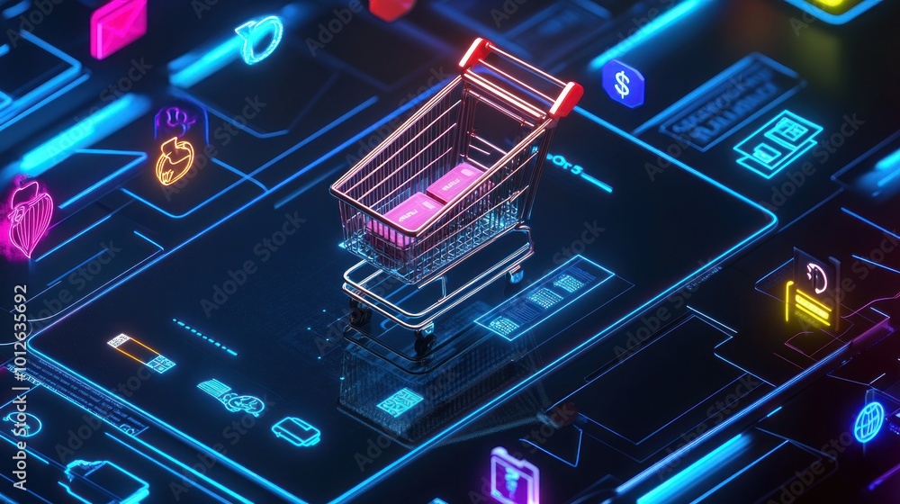 Obraz premium Online Shopping Experience