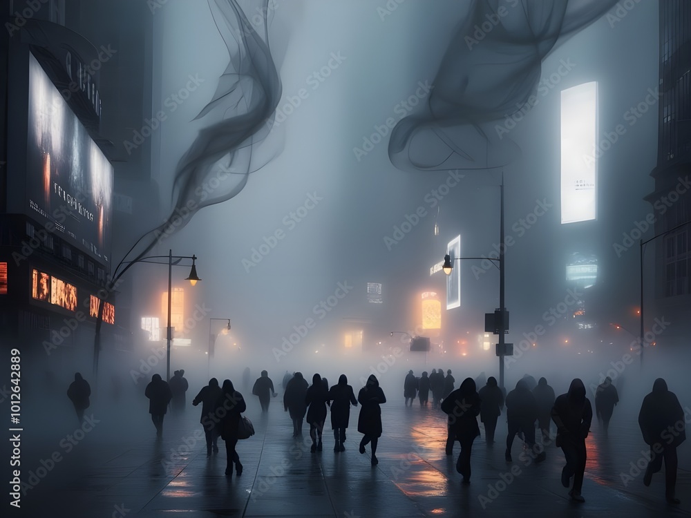 people walking in the city people walking in the city