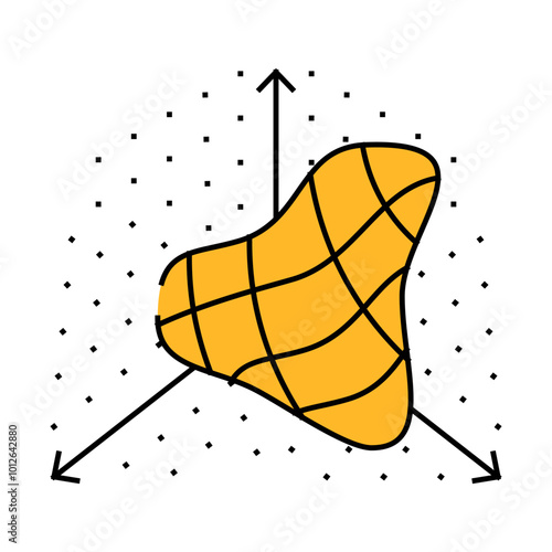 3d modeling process line icon vector. 3d modeling process sign. isolated symbol illustration