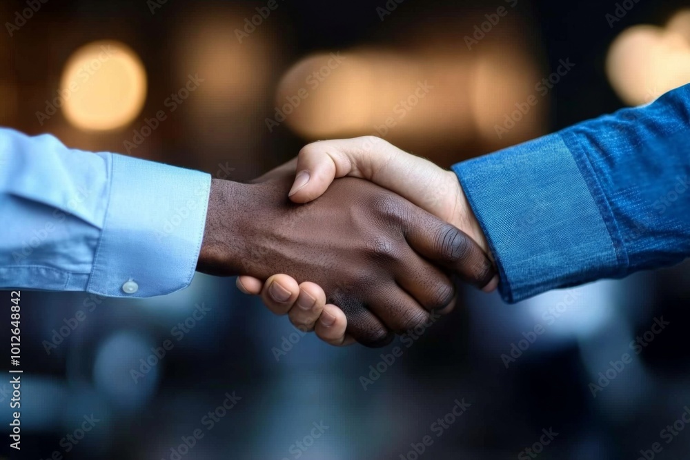 A professional handshake conveying teamwork and partnership. A professional handshake conveying teamwork and partnership.