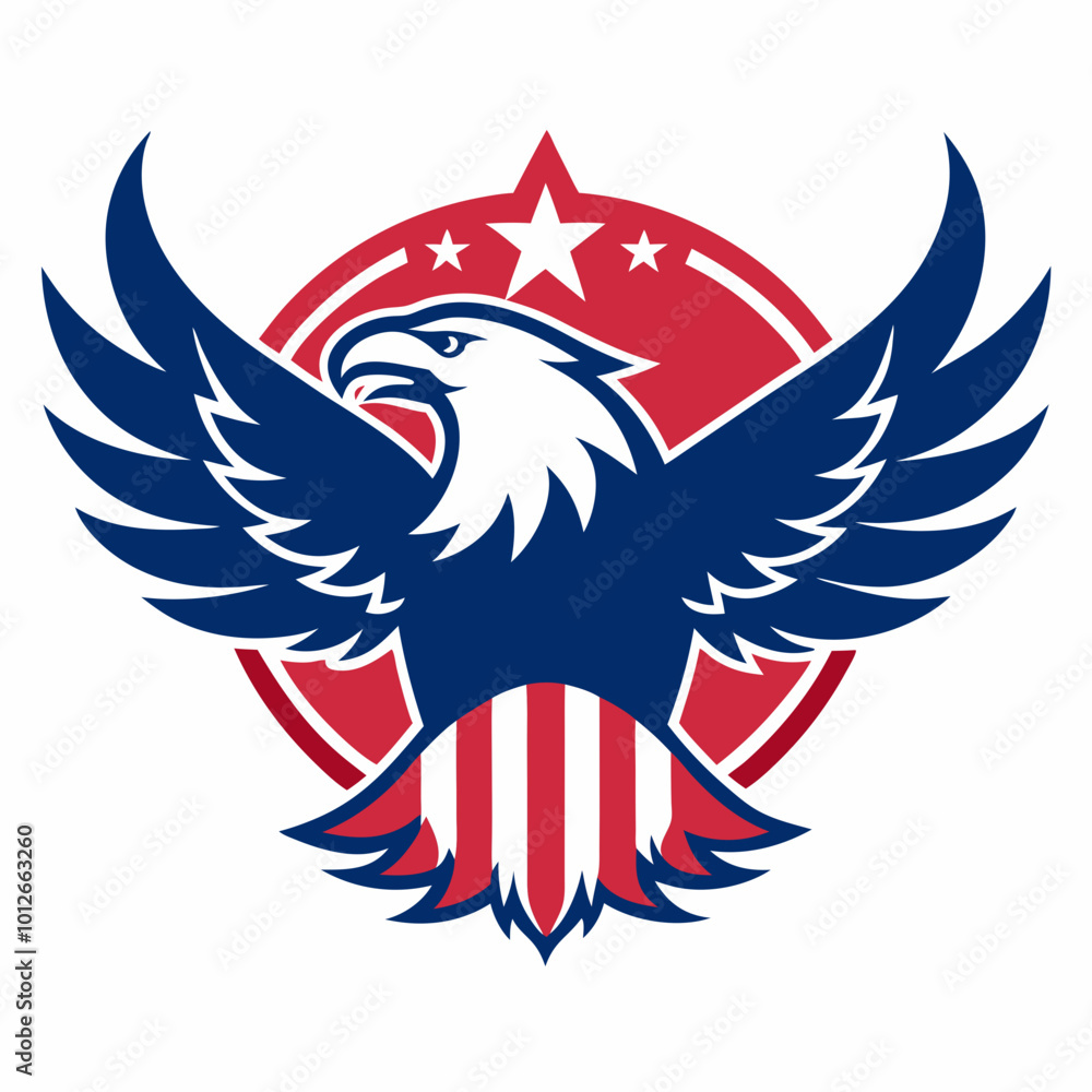 American eagle birds exercise vector image silhouette illustration cartoon music logo American eagle birds exercise vector image silhouette illustration cartoon music logo