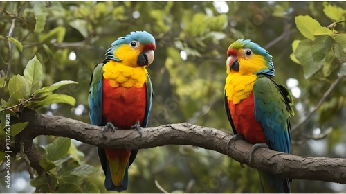 blue and yellow macaw