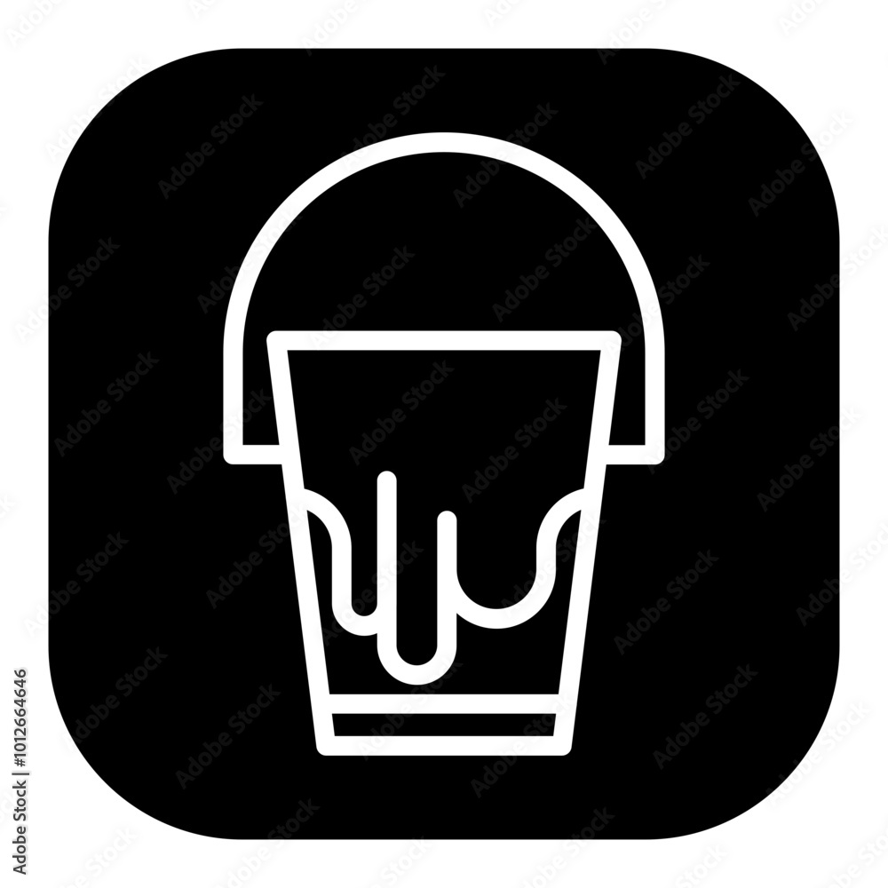 Milk Bucket Vector Icons Milk Bucket Vector Icons