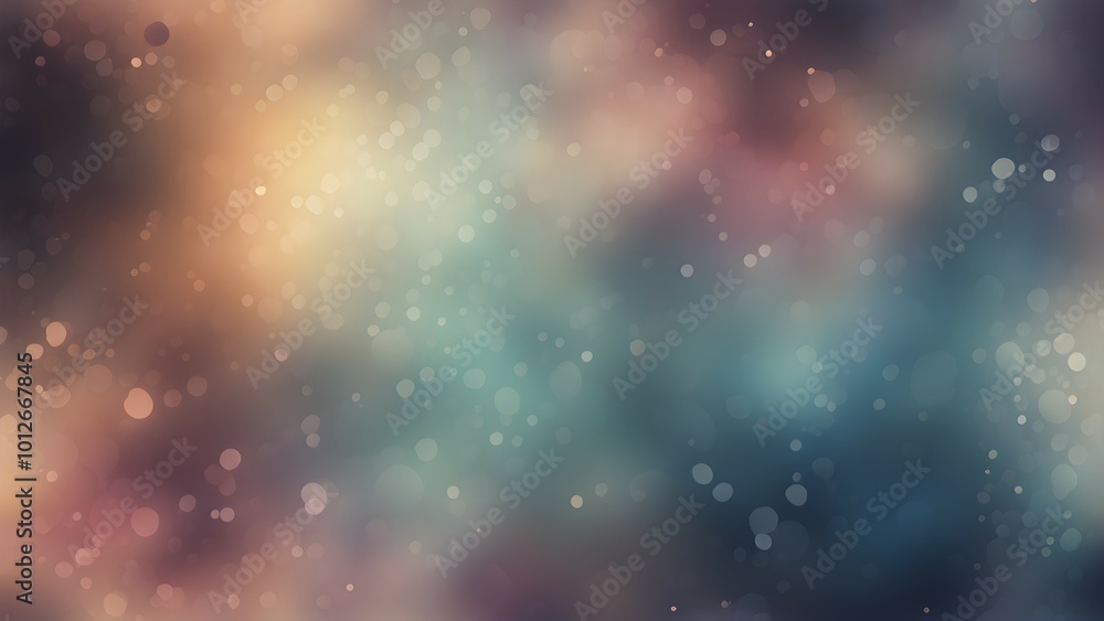 Fototapeta premium A colorful bokeh background with soft, blurred lights for design or artistic use.