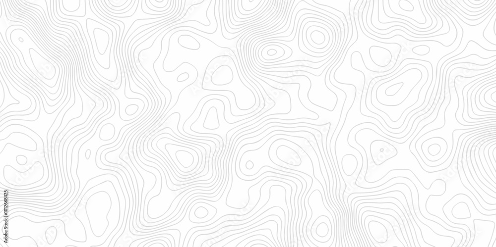 Vector geography landscape Topo contour map on white background, Topographic contour lines. Seamless pattern with lines Topographic map. Geographic mountain relief diagram line wave carve pattern Vector geography landscape Topo contour map on white background, Topographic contour lines. Seamless pattern with lines Topographic map. Geographic mountain relief diagram line wave carve pattern