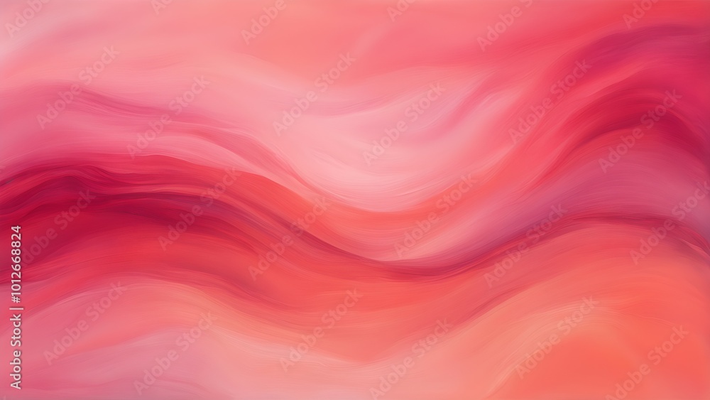 Soft, flowing abstract design in shades of pink and red, evoking a sense of calm. Soft, flowing abstract design in shades of pink and red, evoking a sense of calm.
