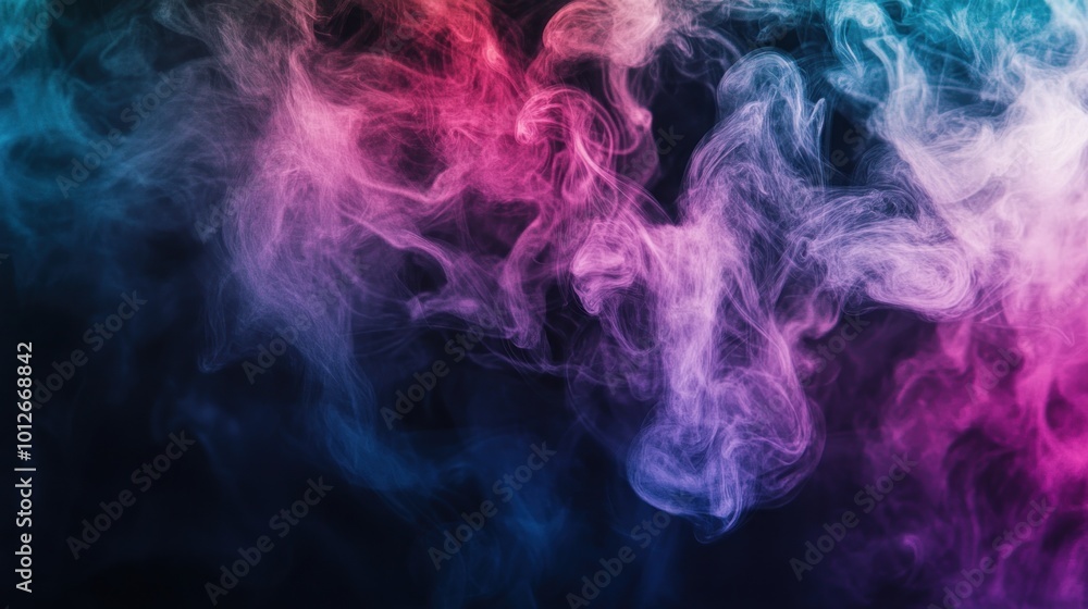 Abstract Smoke Art: A Swirl of Colors Abstract Smoke Art: A Swirl of Colors
