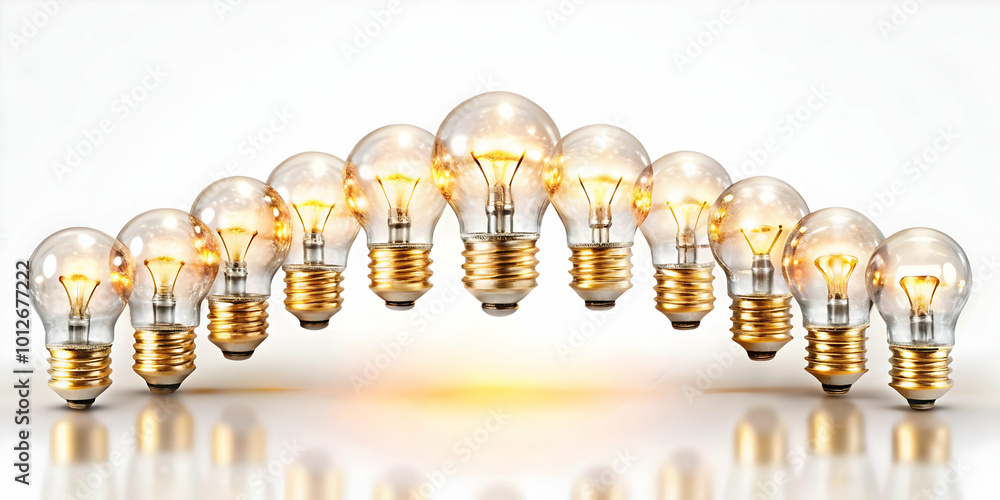 Flat Bokeh Lightbulbs Forming a Bridge concept as Lightbulbs with bokeh effects align to form a bridge symbolizing innovative compromise leading to community growth in ESG negotiations. The camera mov Flat Bokeh Lightbulbs Forming a Bridge concept as Lightbulbs with bokeh effects align to form a bridge symbolizing innovative compromise leading to community growth in ESG negotiations. The camera mov