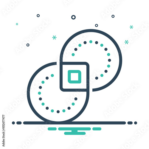 Mix icon for logo