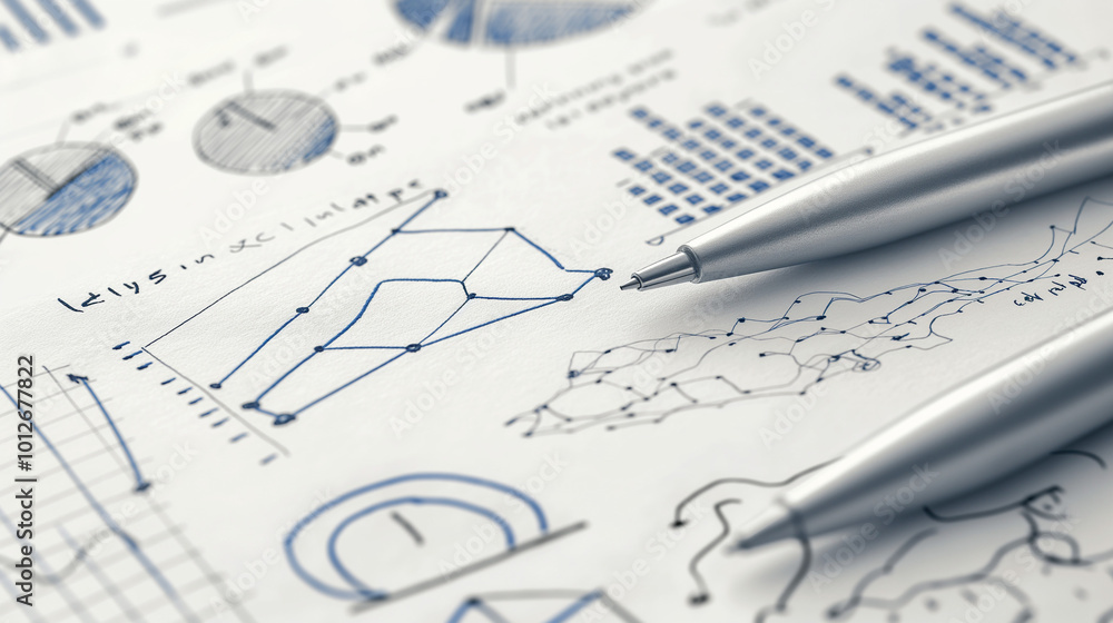 Business diagram and equipment and graph. Business diagram and equipment and graph.