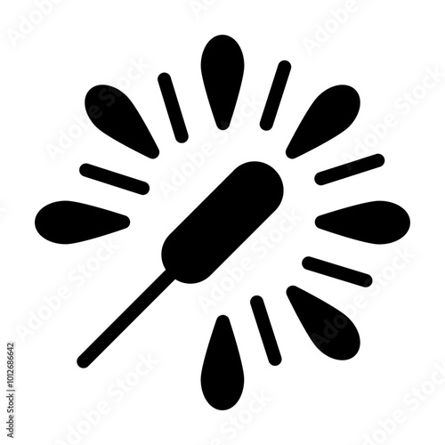 sparkler Solid icon