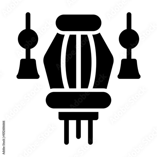 sky lantern Solid icon
