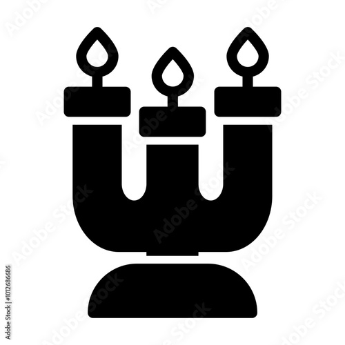 candelabra Solid icon