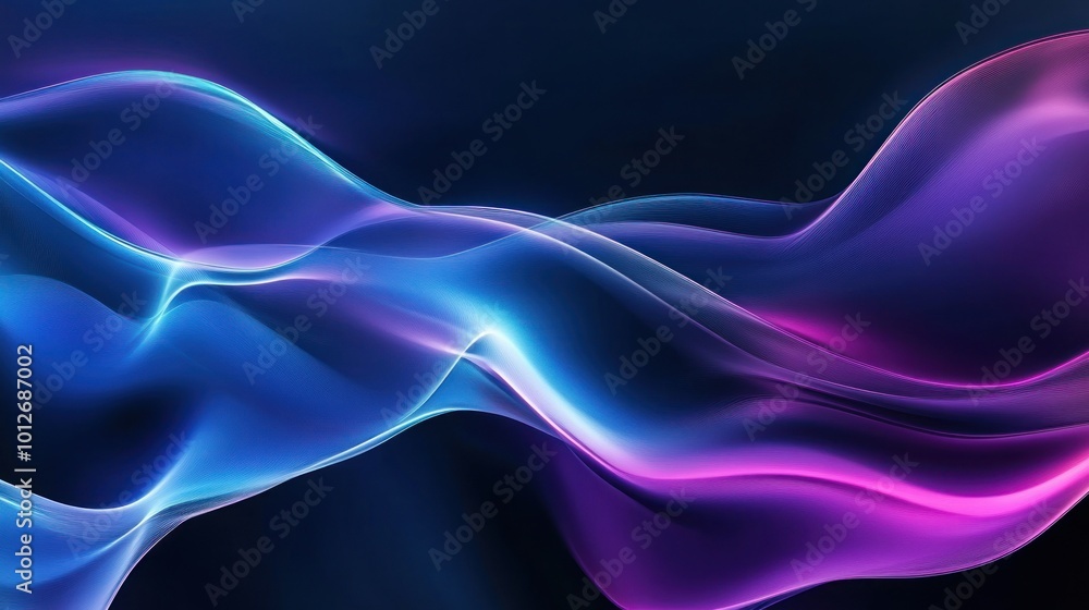 Abstract Glowing Waves Abstract Glowing Waves
