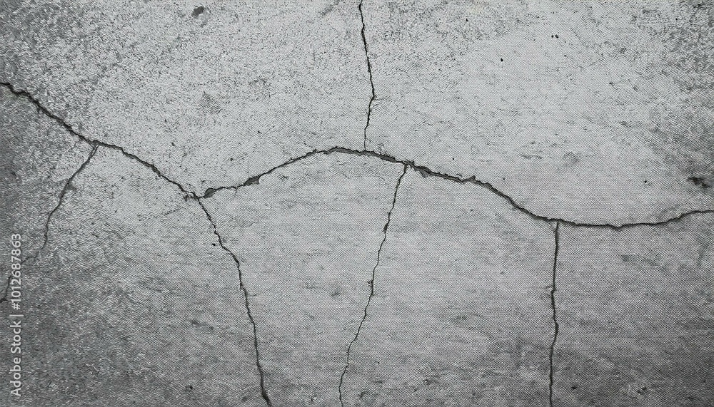 Obraz premium cracked concrete wall