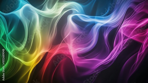 Wallpaper Mural Abstract Colorful Smoke Torontodigital.ca