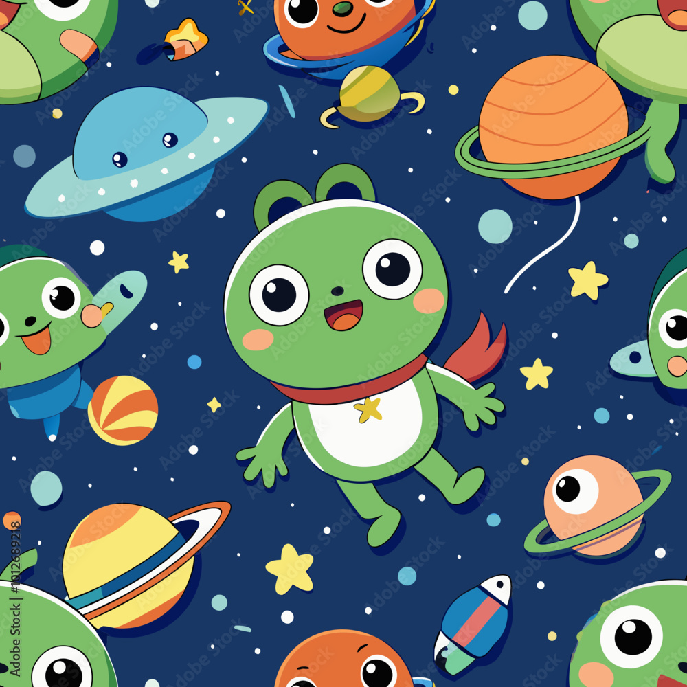 keropi frog in space let loose to play with friends keropi frog in space let loose to play with friends