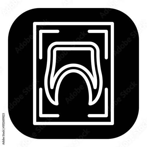 Tooth Xray Vector Icons