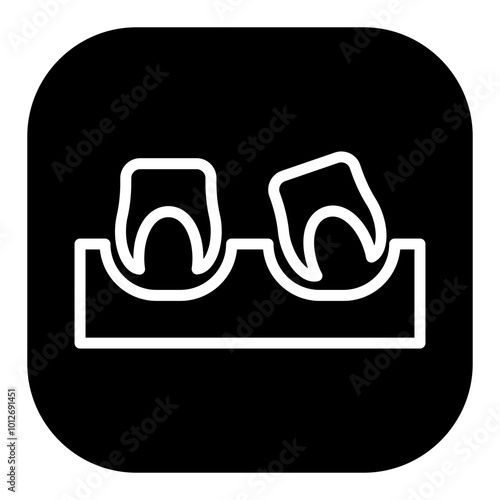 Wisdom Tooth Vector Icons