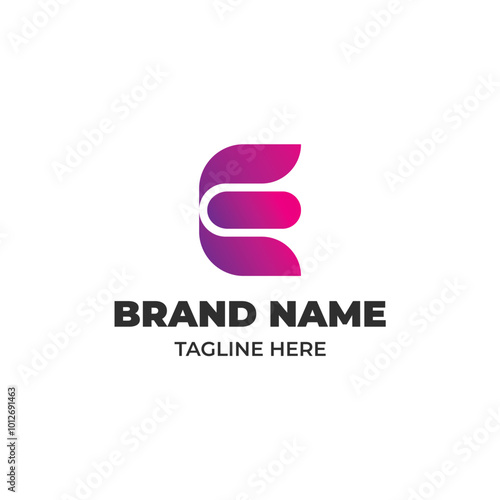 Logo of the letter E