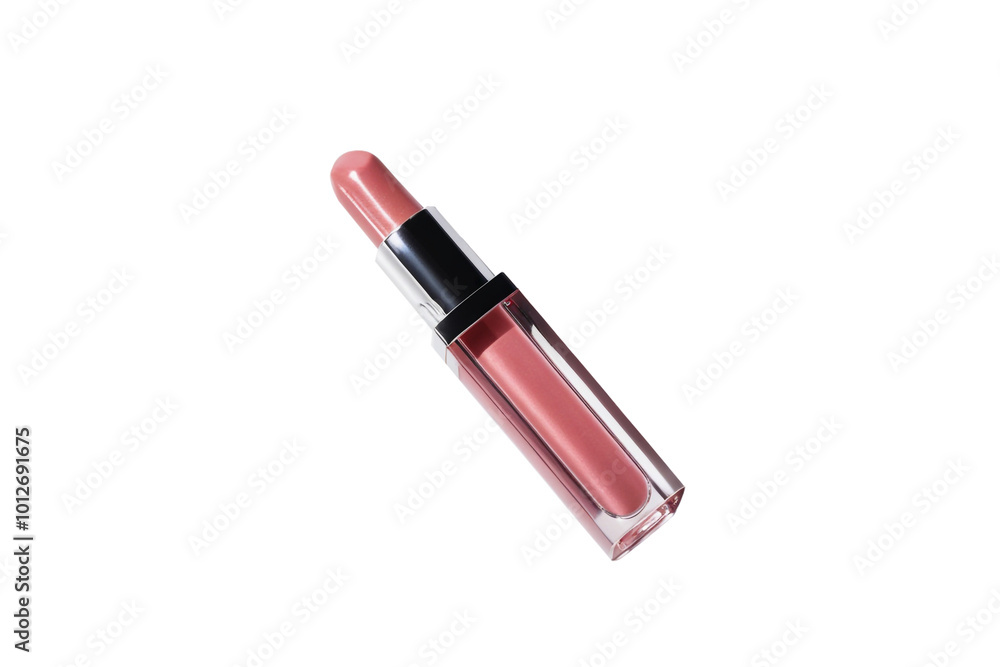 A Pink Lipstick Isolated on Transparent Background A Pink Lipstick Isolated on Transparent Background