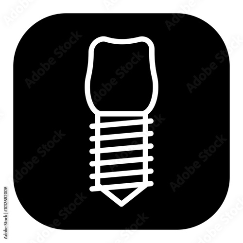 Dental Implant Vector Icons