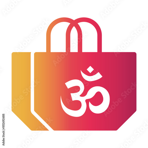 diwali bags Gradient icon