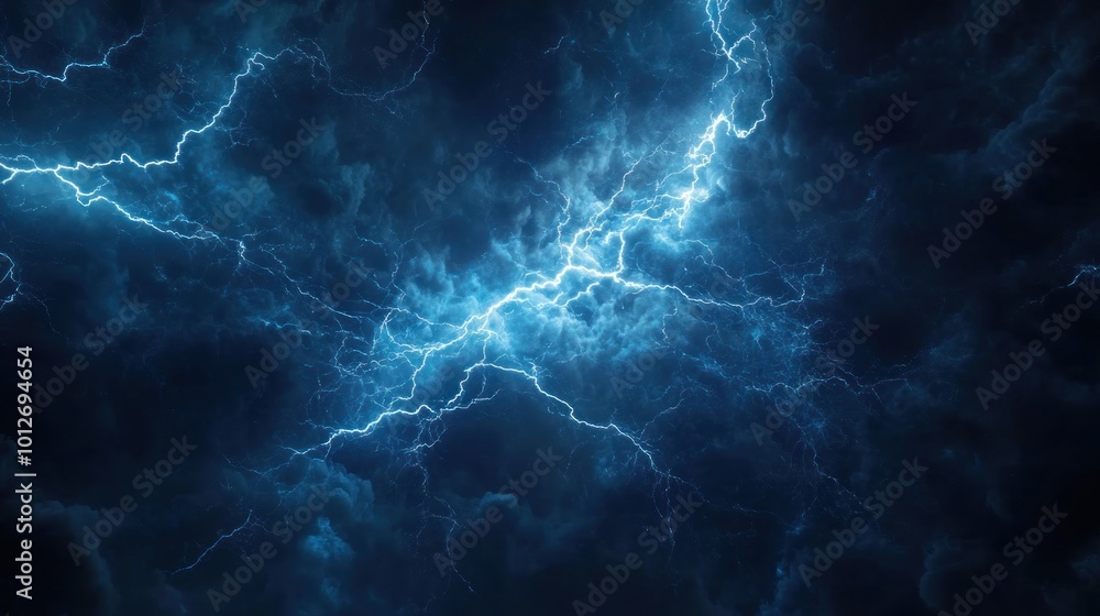 Lightning Storm in the Night Sky Lightning Storm in the Night Sky