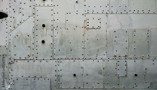 metal wall concept fuselage airplane