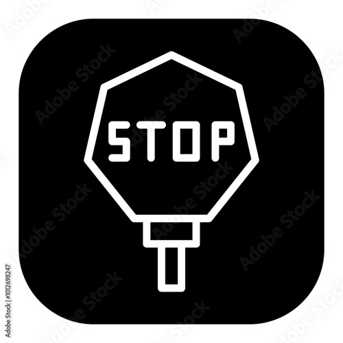 Stop Sign Vector Icons