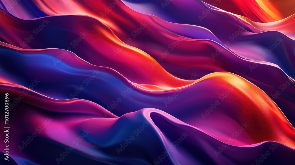 Obraz premium Abstract Waves of Color