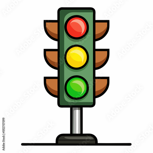 traffic light on green
