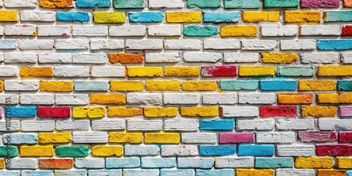 High-quality freehand drawing of a white brick wall texture, perfect for backgrounds, patterns, and design projects. Ideal stock image for creative use.