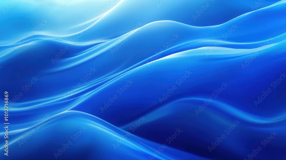 Obraz premium Abstract Blue Wave Background