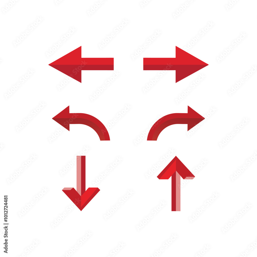 red arrows sign red arrows sign