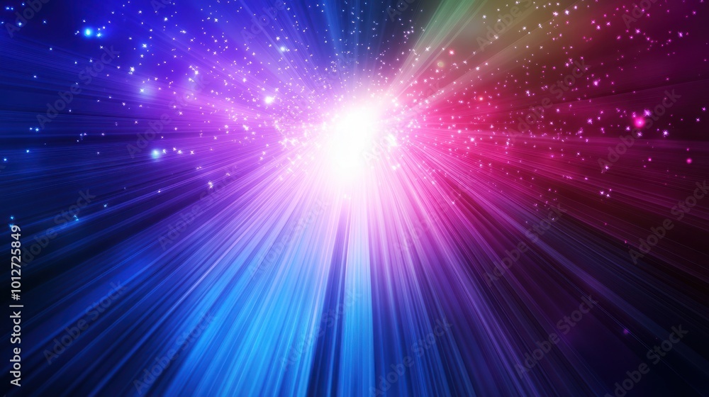 Colorful Abstract Light Rays Background Colorful Abstract Light Rays Background