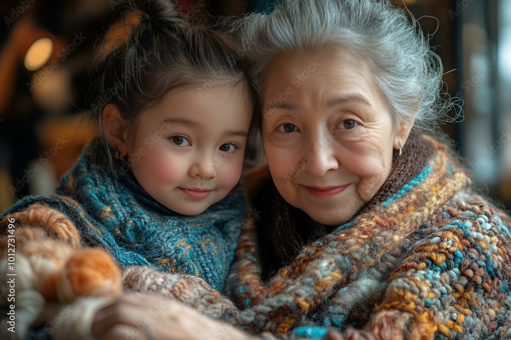 a person and a child
a person and a child