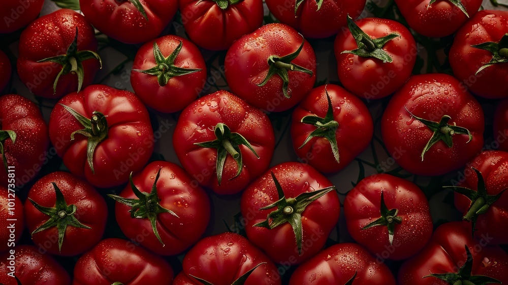 Close up of Tomato background, top view. Photorealistic high resolution macro photography for advertising or food design. Close up of Tomato background, top view. Photorealistic high resolution macro photography for advertising or food design.