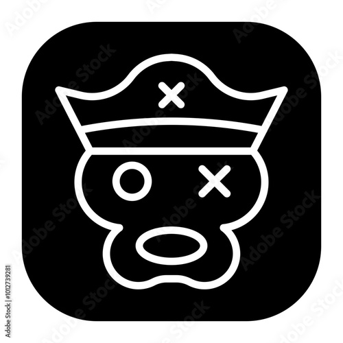 Pirate Monkey Vector Icons