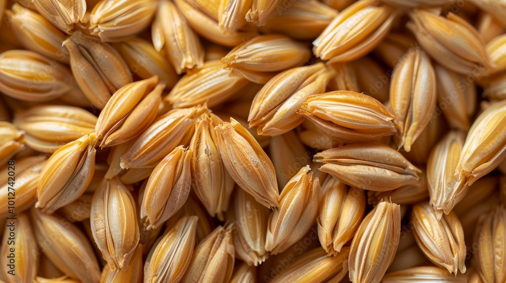 Close up of barley background, top view. Photorealistic high resolution macro photography for advertising or food design. Close up of barley background, top view. Photorealistic high resolution macro photography for advertising or food design.