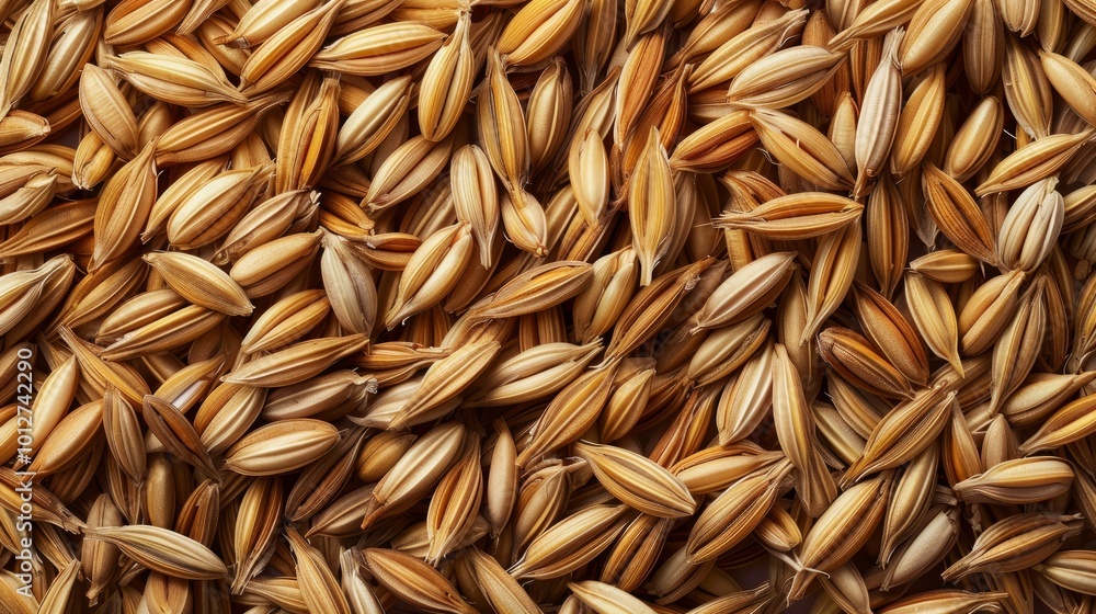 Close up of barley background, top view. Photorealistic high resolution macro photography for advertising or food design. Close up of barley background, top view. Photorealistic high resolution macro photography for advertising or food design.