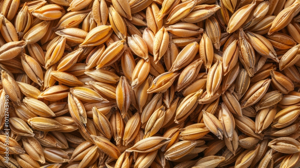 Close up of barley background, top view. Photorealistic high resolution macro photography for advertising or food design. Close up of barley background, top view. Photorealistic high resolution macro photography for advertising or food design.