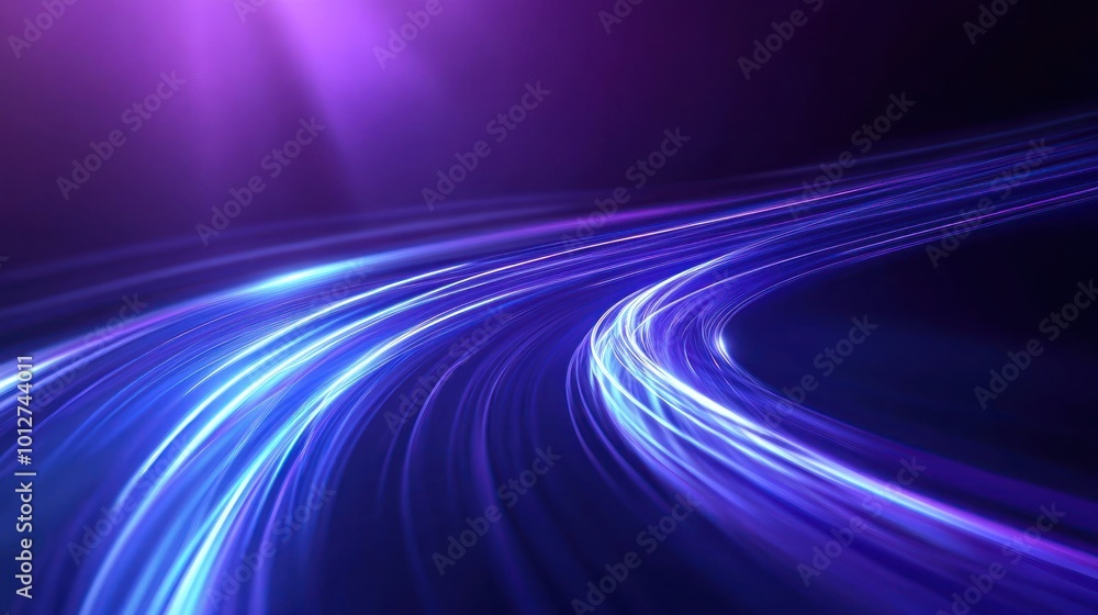 Abstract Purple and Blue Lights Trails Abstract Purple and Blue Lights Trails