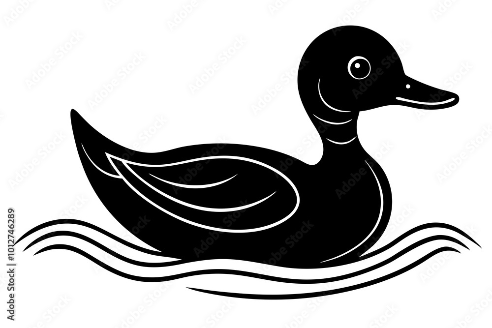 Quacking Up A Duck Swimming With Style In A Vector Adventure
Quacking Up A Duck Swimming With Style In A Vector Adventure