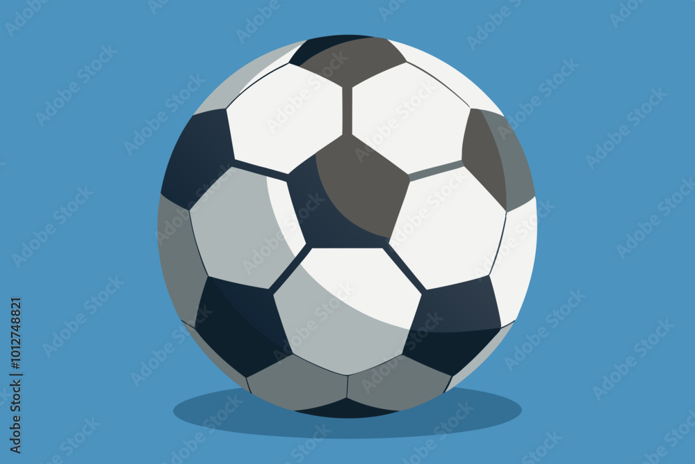 Fototapeta premium Cute Foot ball vector art illustration