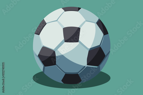  Cute Foot ball vector art illustration photo