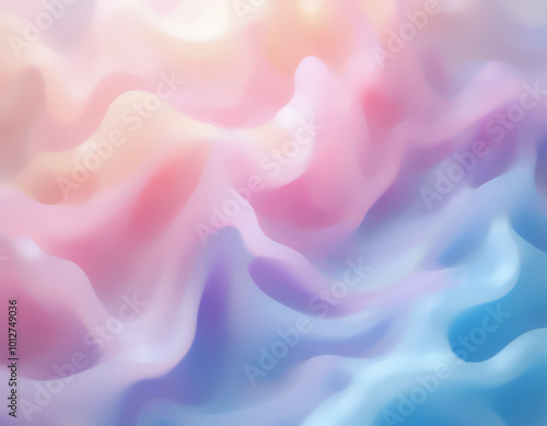 淡い色合いで動きのある抽象的背景イメージ コピースペース  Abstract background image with light pale colors and movement Copy space