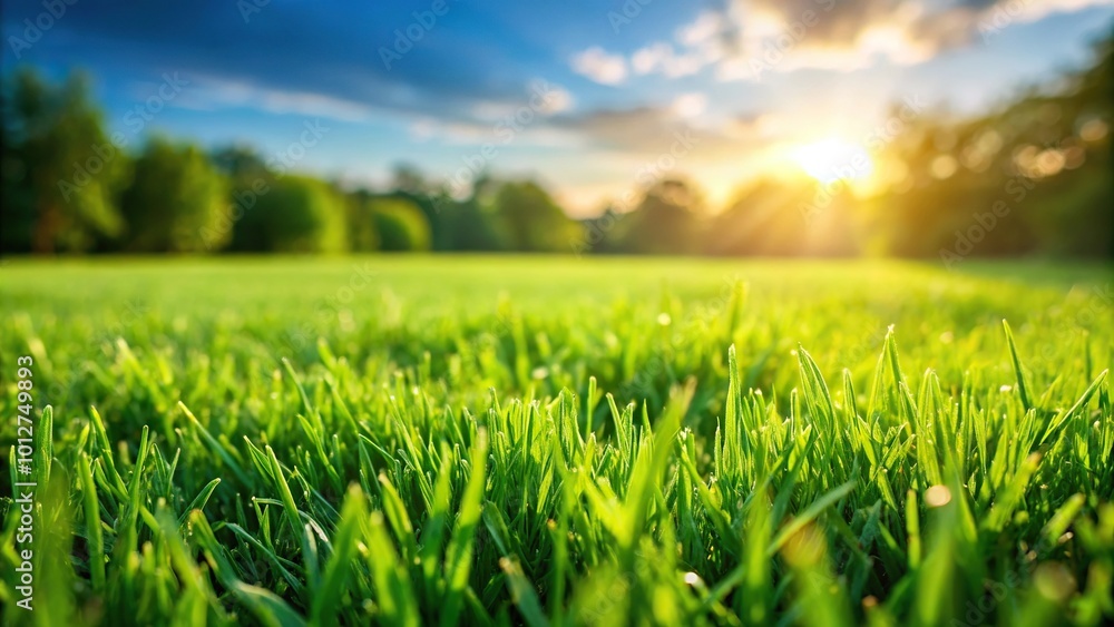 Fresh cut grass scent in the air Fresh cut grass scent in the air